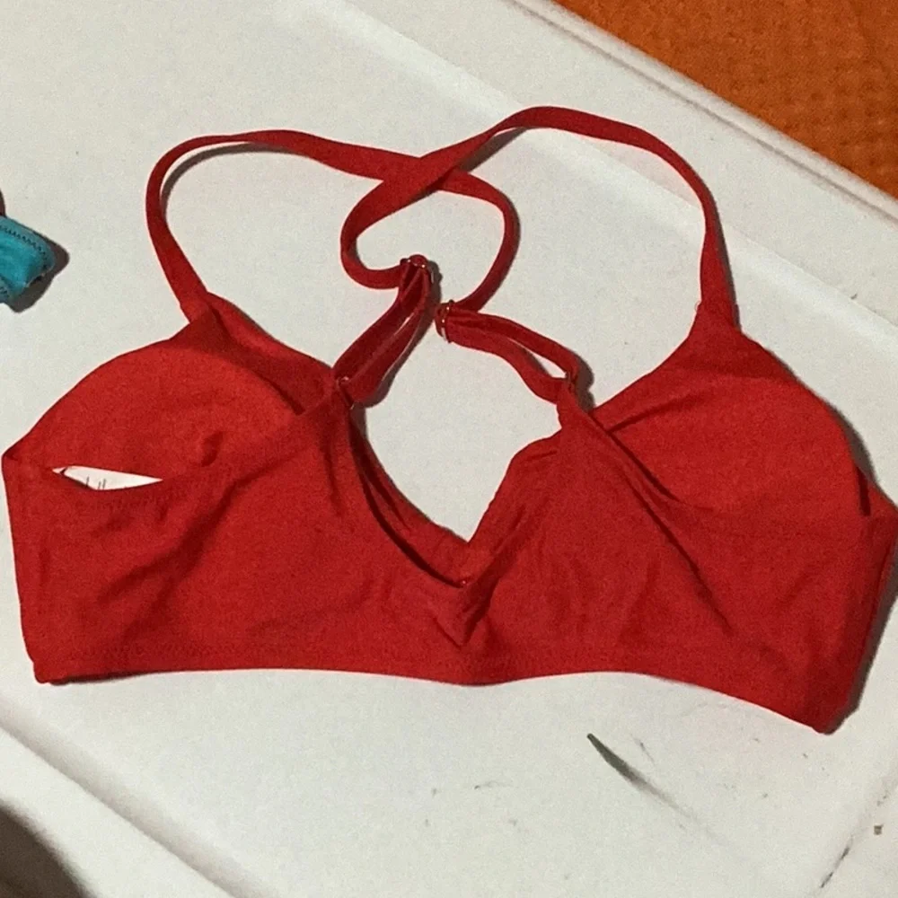 Women's Bikini Swimsuit Floral Wide Straps Knotted Bathing Suit NWT Size XL